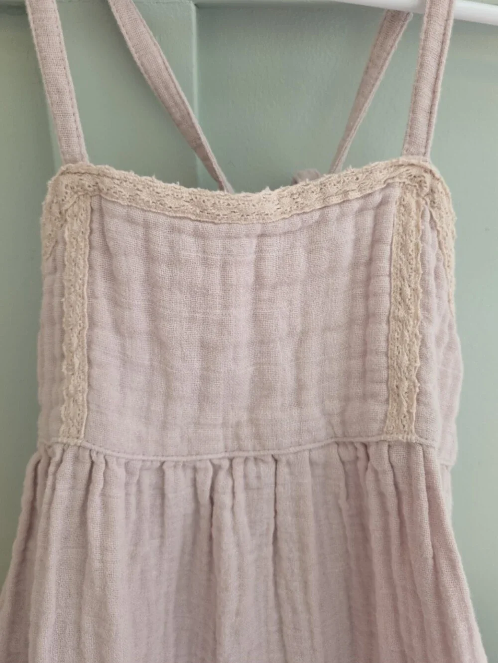 Jamie Kay 4 Or 4t Gauze Dress with Crochet Bodice